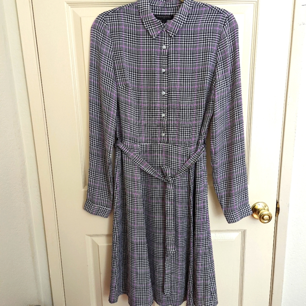 Long sleeve shirtdress